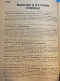 Abfindung bei besonderem Einsatz der Wehrmacht. Band VI.