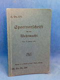 H.Dv 475. Sports regulations for the army