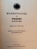 Waffen-SS Sammelband: Bericht ersten +letzten Gefechte  des SS-Geb.Jg.Ausb.-u.Ers.Btl 13 Leoben im April/Mai 1945/dazu beigebunden: Picknick zwischen Biarritz und Shitomir/Dienstaltersliste der SS 1935 und weitere Titel