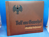 Volk ans Gewehr ! Abschluß-Album des Werkes "Deutsche Uniformen" . Seltene Rarität!