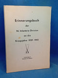Commemorative book of the 94th Infantry Division on the war years 1939 - 1945. Part 4: Deployment in Italy