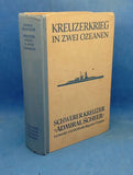 Cruiser War in Two Oceans. Heavy cruiser "Admiral Scheer" sunk 152,000 gross register tons.