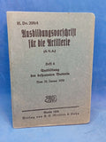 H.Dv 200/4. Ausbildungsvorschrift für die Artillerie (A.V.A.) Heft 4. Ausbildung der bespannten Batterie