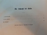 Die Schlacht bei Kulm 1813.Seltenes Orginal