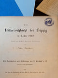 Die Völkerschlacht bei Leipzig im Jahre 1813.