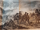 Die Völkerschlacht bei Leipzig im Jahre 1813.