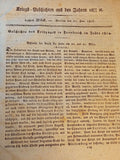 Kriegs-Geschichten aus den Jahren 1812/13: 53. bis 108. Stich. Seltenes Orginal!!