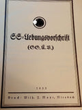 SS-Übungs-Vorschrift (SS. Ü. V.). Höchst seltenes Orginal mit musealen Wert!