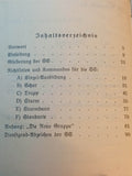 SS-Übungs-Vorschrift (SS. Ü. V.). Höchst seltenes Orginal mit musealen Wert!