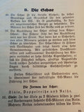 SS-Übungs-Vorschrift (SS. Ü. V.). Höchst seltenes Orginal mit musealen Wert!