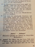 SS-Übungs-Vorschrift (SS. Ü. V.). Höchst seltenes Orginal mit musealen Wert!