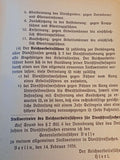 Reichsarbeitsdienst-Dienstvorschrift Nr. 3:Dienststrafordnung, Durchführungsbestimmungen, Beschwerdeordnung für den Reichsarbeitsdienst