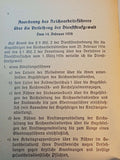 Reichsarbeitsdienst-Dienstvorschrift Nr. 3:Dienststrafordnung, Durchführungsbestimmungen, Beschwerdeordnung für den Reichsarbeitsdienst