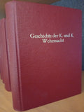 Geschichte der K. und K. Wehrmacht. Die Regimenter, Corps, Branchen und Anstalten von 1618 bis Ende des XIX. Jahrhunderts. Band 1-5,so komplett!