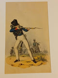 Soldatenbilder erste Hälfte des 19.Jahrhunderts (Preussen). 15 Farb Unifor-Lithographien.Selten!