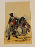 Soldatenbilder erste Hälfte des 19.Jahrhunderts (Preussen). 15 Farb Unifor-Lithographien.Selten!
