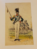 Soldatenbilder erste Hälfte des 19.Jahrhunderts (Preussen). 15 Farb Unifor-Lithographien.Selten!