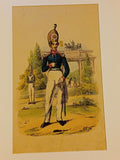 Soldatenbilder erste Hälfte des 19.Jahrhunderts (Preussen). 15 Farb Unifor-Lithographien.Selten!