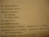 Nicht Illustrierte Soldaten-Geschichten. Ein Jahrbuch für das Militär und seine Freunde, 1854.