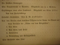 Nicht Illustrierte Soldaten-Geschichten. Ein Jahrbuch für das Militär und seine Freunde, 1854.