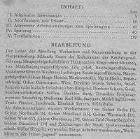 Die Werkarbeit im Kriegseinsatz der Hitler-Jugend. Anweisung für DJ., HJ., JM., MB., BDM.-Werk "Glaube und Schönheit". Mit dem sehr seltenen Bildteil.