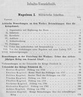 Militärische Schriften von Napoleon I. und Militärische Schriften von Schanhorst. Aus der Reihe: Militärische Klassiker des In- und Auslandes.