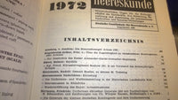 Zeitschrift für Heereskunde, komplette Jahrgänge 1971-1972, in einem Band gebunden!