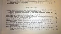 Zeitschrift für Heereskunde, komplette Jahrgänge 1962-1964, in einem Band gebunden!