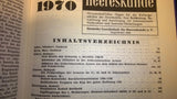 Zeitschrift für Heereskunde, komplette Jahrgänge 1969-1970, in einem Band gebunden!