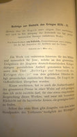 Jahrbuch der Militärischen Gesellschaft München 1872/73. Aus dem Inhalt: Taktischer Versuch des neuen Infanterie-Reglement/ Statistische Erhebungen in der Armee/ Das Shrapnel der Feldartillerie/ Fußgefecht der Cavallerie.