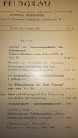 Feldgrau. Mitteilungen einer Arbeitsgemeinschaft. Kompletter Jahrgang 1969 in 6 Heften.