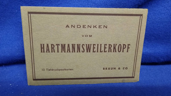 Andenken vom Hartmannsweilerkopf. 10 Tiefdruckpostkarten
