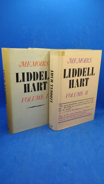 The Memoirs of Captain Liddell Hart ,Volumes 1+2!