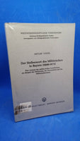 The importance of the military in Bavaria (1849 - 1875). An analysis of the military-civil relationship using the example of the military budget, army strength and the military justice system.