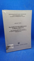 Der Stellenwert des Militärischen in Bayern (1849 - 1875). Eine Analyse des militär - zivilen Verhältnisses am Beispiel des Militäretats, der Heeresstärke und des Militärjustizwesens.