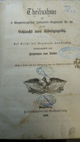 Theilnahme des 3. Magdeburgischen Infanterie-Regiments Nr. 66 an der Schlacht von Königsgrätz. Längst vergriffene Rarität!!!