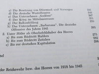 Die Geschichte des deutschen Generalstabes von 1918 bis 1945. Studien und Dokumente zur Geschichte des Zweiten Weltkrieges