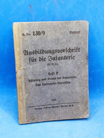 Ausbildungsvorschrift für die Infanterie (A.V.I.). H. Dv. 130/9. Entwurf. Heft 9: Führung und Kampf der Infanterie. Das Infanterie-Bataillon.