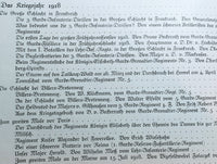 Das Ehrenbuch der Garde. Die preußische Garde im Weltkriege 1914-1919. Band 1+2, so komplett!