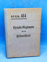 D.V.E.Nr. 414 Exerzier-Reglement für die Feldartillerie.