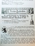 Mittheilungen für die ehemaligen Mitglieder des Feuerwerkspersonals Oktober 1900-1901. Seltenes Exemplar!