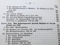Geschichte der Königlich Preußischen Armee bis zum Jahre 1807, Band 3: 1763 bis 1807. Seltene Orginal-Ausgabe.
