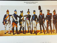 Die Brandenburg-Preussische Armee in historischer Darstellung.