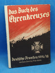 German Fronts 1914-18. The Book of the Cross of Honour.