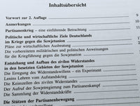 Der sowjetrussische Partisanenkrieg 1941 bis 1944 im Spiegel deutscher Kampfanweisungen und Befehle.