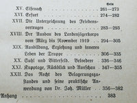 Vom Kaiserheer zur Reichswehr. Geschichte des freiwilligen Landesjägerkorps