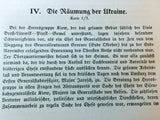 Darstellungen aus den Nachkriegskämpfen deutscher Truppen und Freikorps, Band 1: Die Rückführung des Ostheeres.