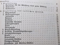 Was man vom russischen Heere wissen muss. Der Patrouillendienst im Felde in bezug auf das russische Heer. Seltene Rarität!