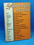 Feldherrnköpfe 1914/18 - Übersicht über das Wirken der Feldherren im Großen Kriege.