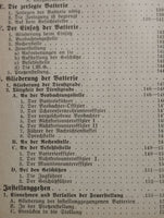 Das Kommandobuch. Die Artillerie. Seltenes Werk!